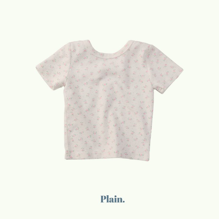 Plain - Korean Children Fashion - #designkidswear - Floral Tee - 4