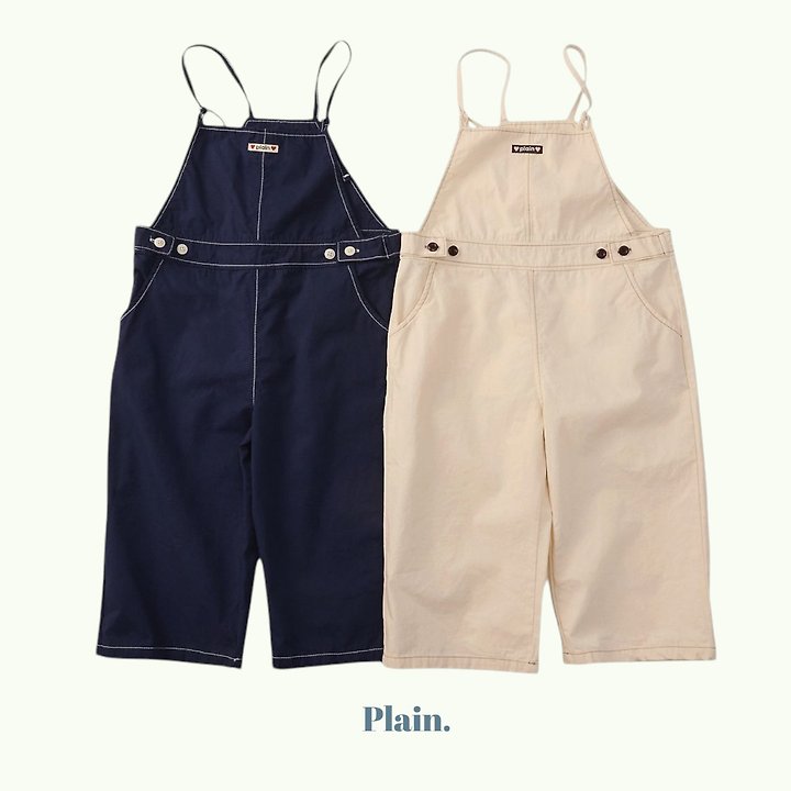 Plain - Korean Children Fashion - #discoveringself - Rustle Overalls