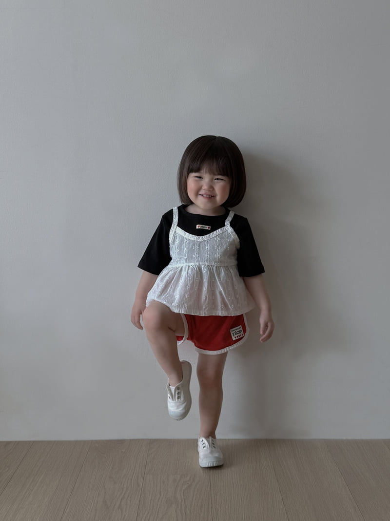 Plain - Korean Children Fashion - #discoveringself - Blossom Crop One-piece - 11