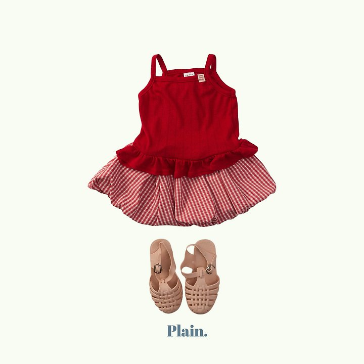 Plain - Korean Children Fashion - #fashionkids - Eyelet Frill Sleeveless - 6