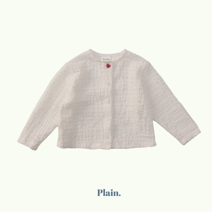Plain - Korean Children Fashion - #fashionkids - Heart Summer Cardigan