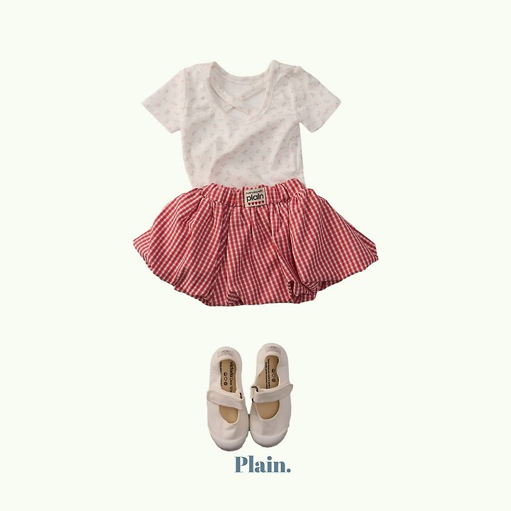 Plain - Korean Children Fashion - #kidsshorts - Floral Tee - 6