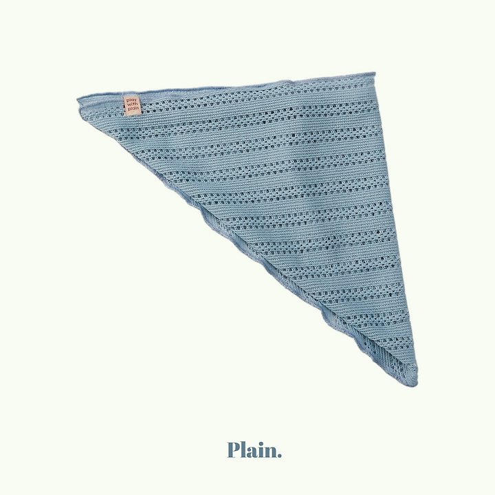 Plain - Korean Children Fashion - #fashionkids - Crochet Kerchief (Bandana) - 4