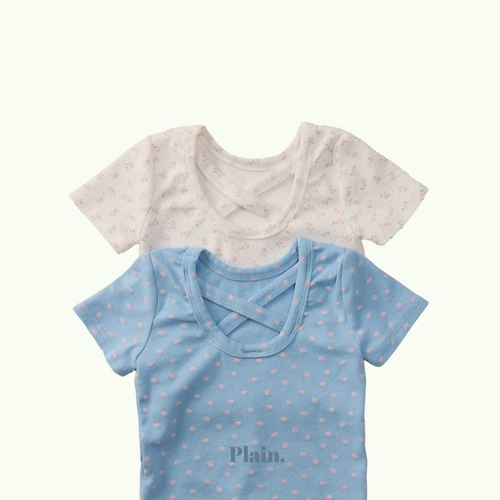 Plain - Korean Children Fashion - #kidsstore - Floral Tee - 7