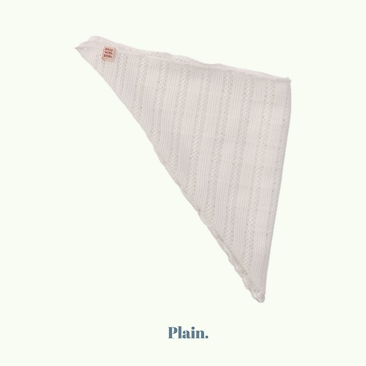 Plain - Korean Children Fashion - #kidsstore - Crochet Kerchief (Bandana) - 5
