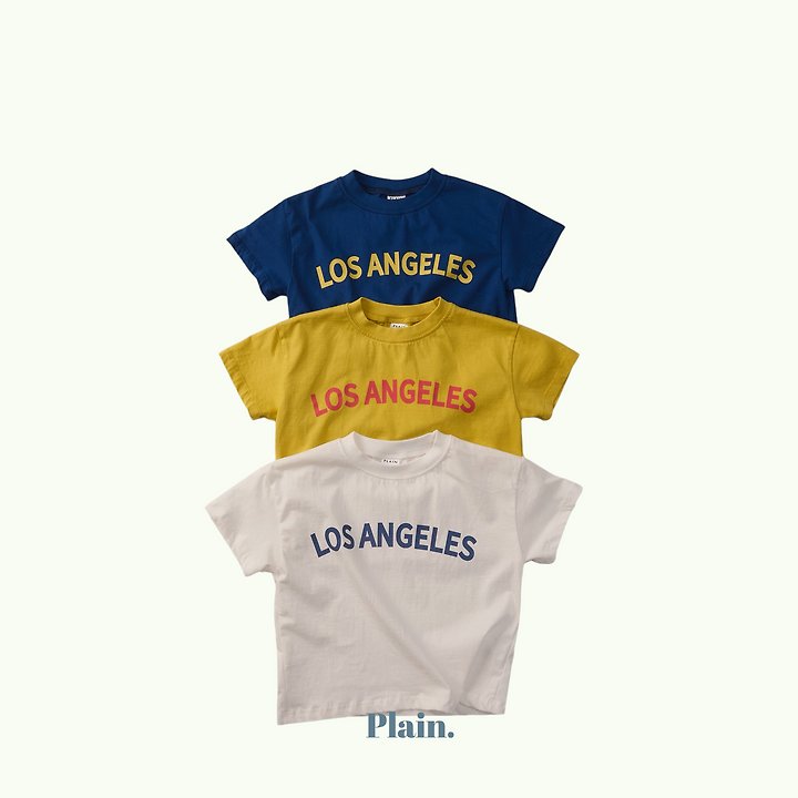 Plain - Korean Children Fashion - #kidsstore - Angeles Tee - 6