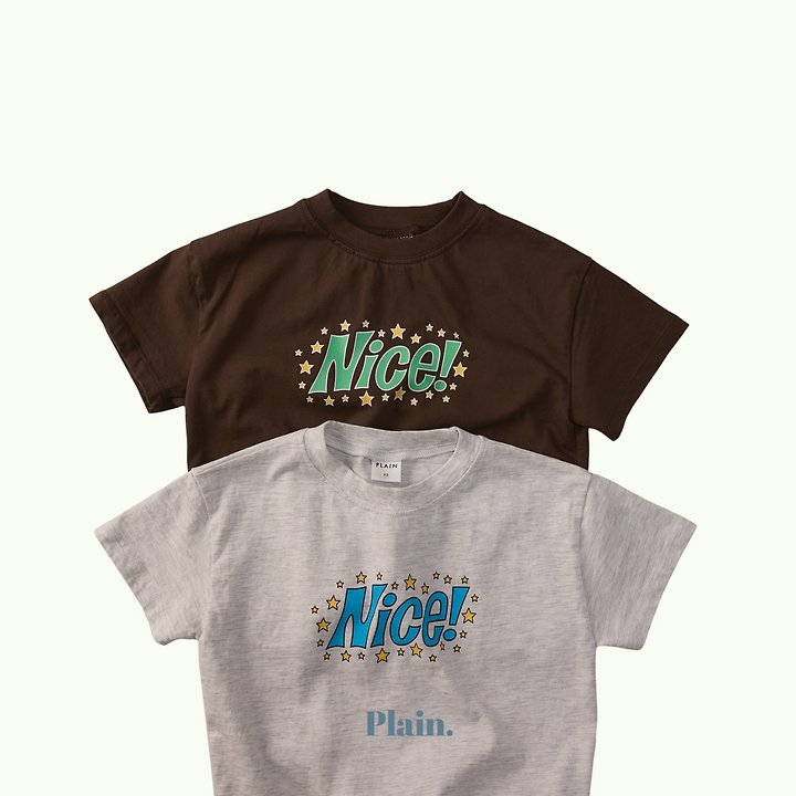 Plain - Korean Children Fashion - #kidsstore - Nice Tee - 3