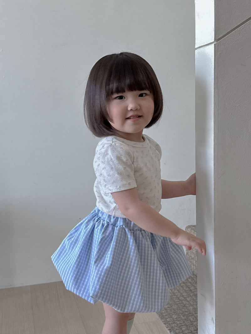Plain - Korean Children Fashion - #kidzfashiontrend - Floral Tee - 8
