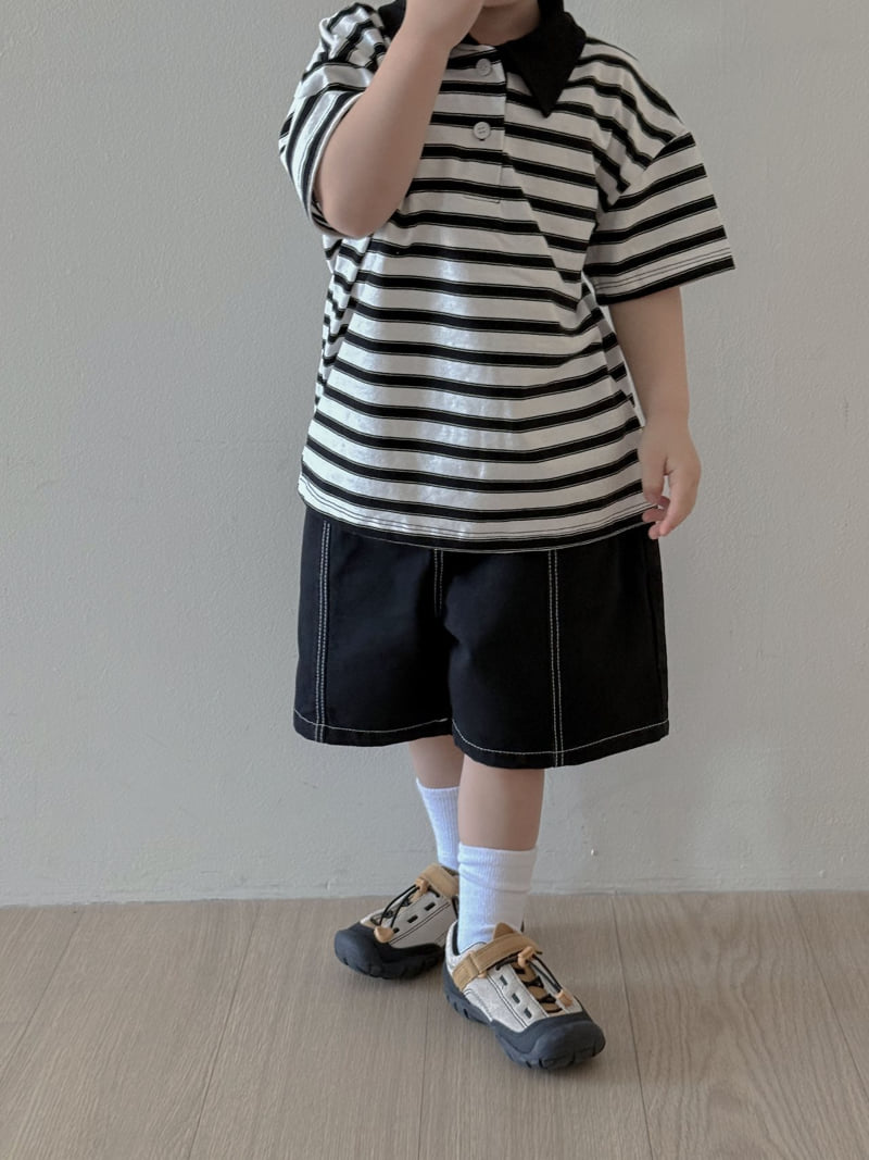Plain - Korean Children Fashion - #kidzfashiontrend - Edition Rugby Tee - 11