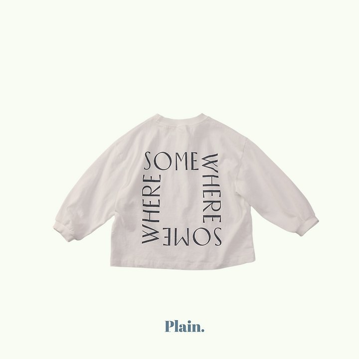 Plain - Korean Children Fashion - #littlefashionista - Somewhere Long Tee - 3