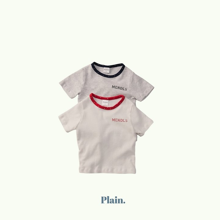 Plain - Korean Children Fashion - #magicofchildhood - Mendles Slim Tee - 3