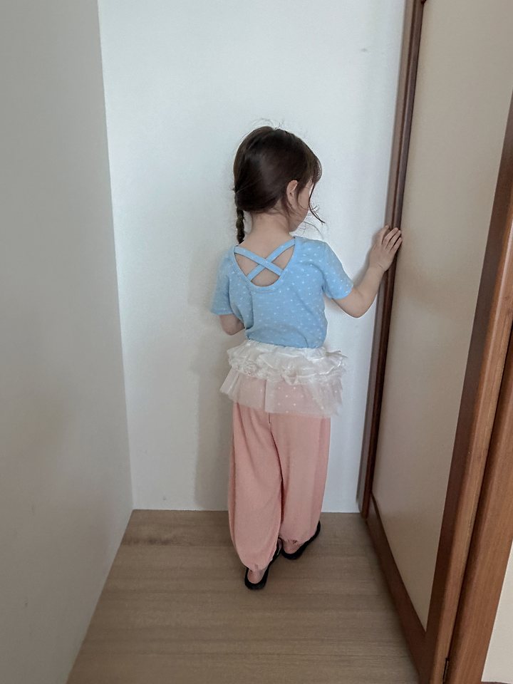 Plain - Korean Children Fashion - #magicofchildhood - Floral Tee - 11