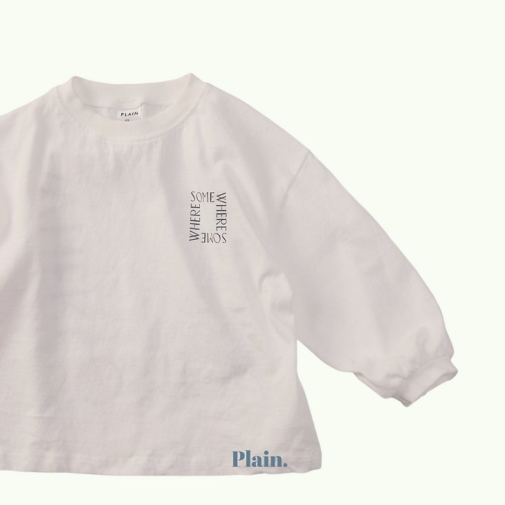 Plain - Korean Children Fashion - #littlefashionista - Somewhere Long Tee - 4