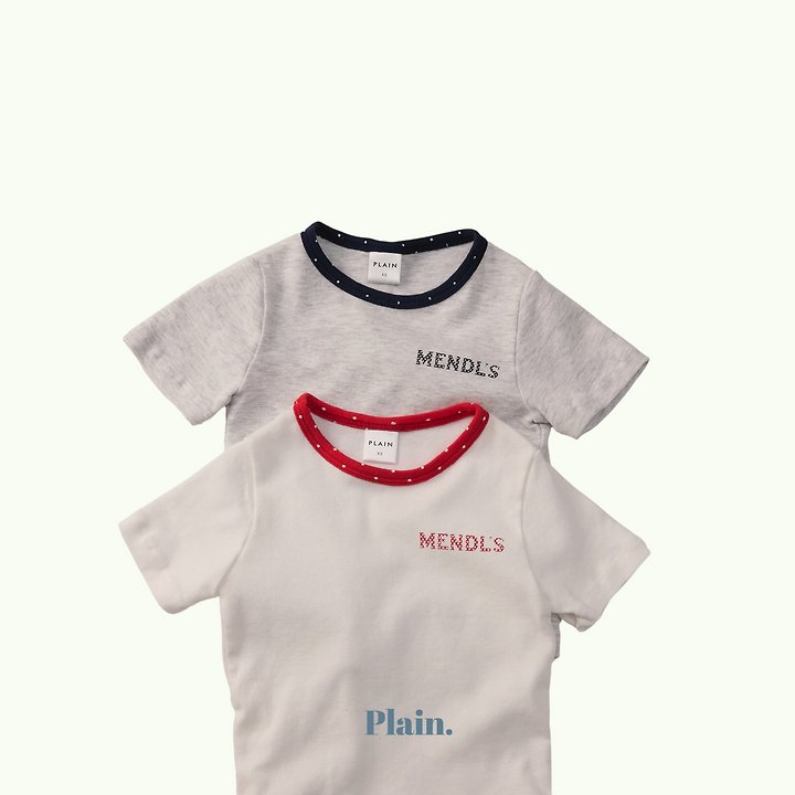 Plain - Korean Children Fashion - #magicofchildhood - Mendles Slim Tee - 4