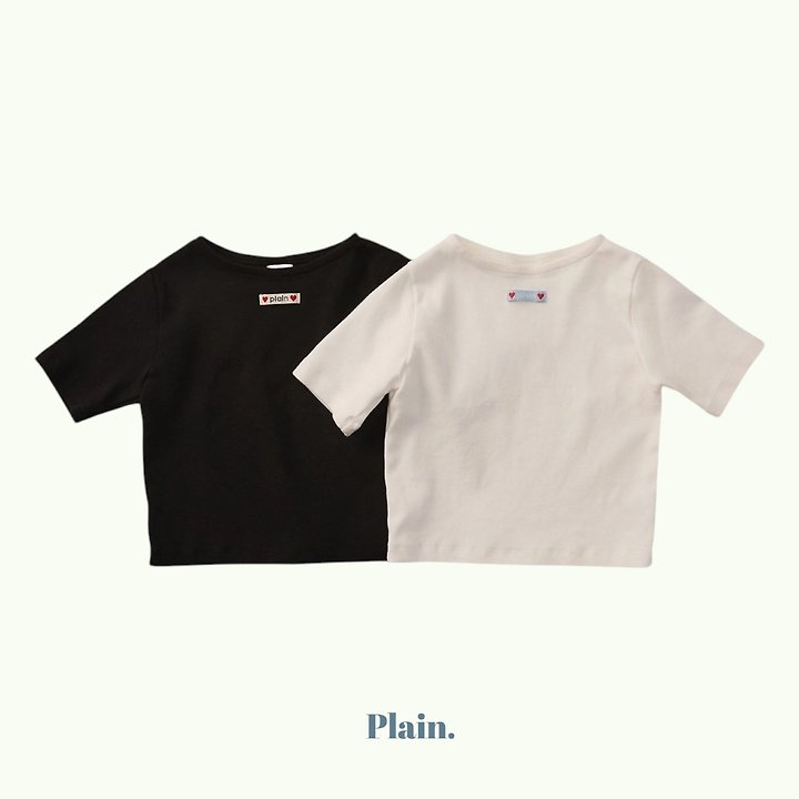 Plain - Korean Children Fashion - #minifashionista - Basic Boat Neck Tee