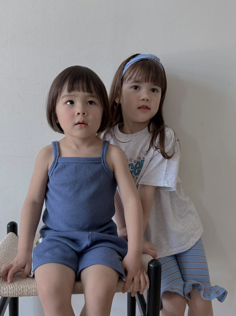 Plain - Korean Children Fashion - #minifashionista - Hello Waffle Sleeveless - 10