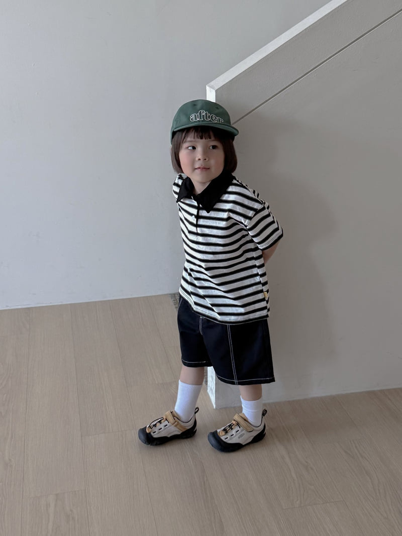 Plain - Korean Children Fashion - #minifashionista - Stitch Bermuda Pants - 10