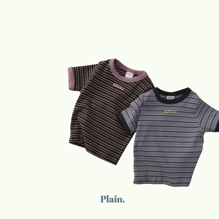 Plain - Korean Children Fashion - #prettylittlegirls - Stripe Ringer Tee - 3