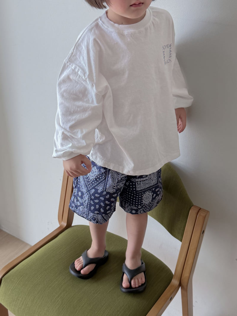 Plain - Korean Children Fashion - #prettylittlegirls - Paisley Half Pants - 9