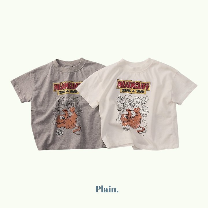 Plain - Korean Children Fashion - #prettylittlegirls - Nyangnyang Tee