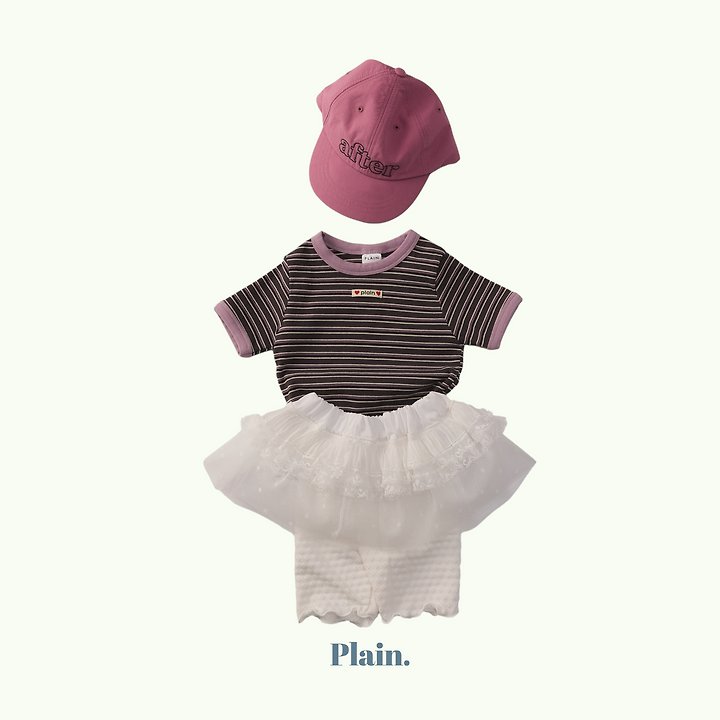 Plain - Korean Children Fashion - #stylishchildhood - Stripe Ringer Tee - 6
