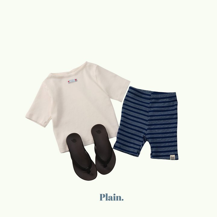Plain - Korean Children Fashion - #stylishchildhood - Basic Boat Neck Tee - 5