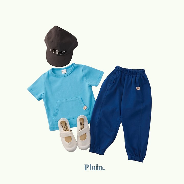 Plain - Korean Children Fashion - #toddlerclothing - Cotton Candy Pocket Tee - 4