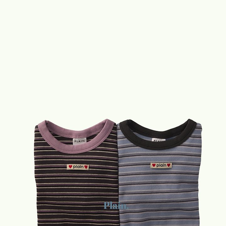 Plain - Korean Children Fashion - #prettylittlegirls - Stripe Ringer Tee - 4