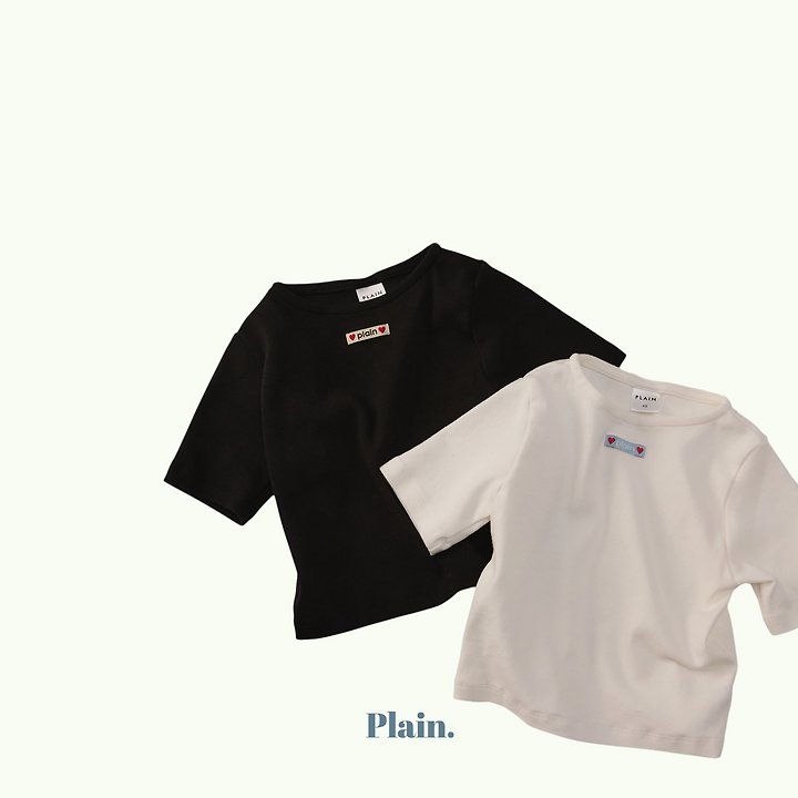 Plain - Korean Children Fashion - #todddlerfashion - Basic Boat Neck Tee - 3