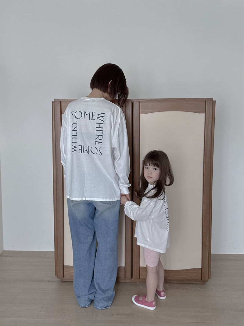 Plain - Korean Children Fashion - #toddlerclothing - Somewhere Long Tee - 8