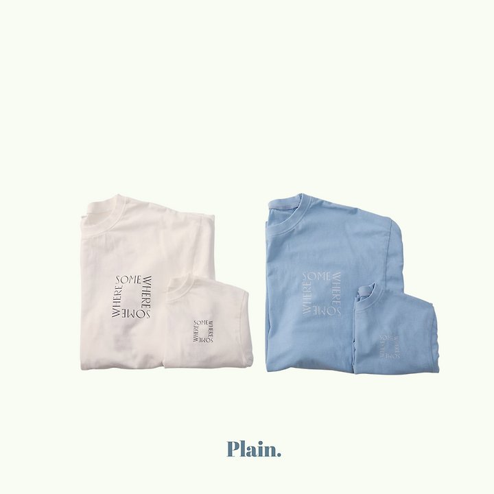 Plain - Korean Women Fashion - #romanticstyle - Somewhere Long Tee (MOM)