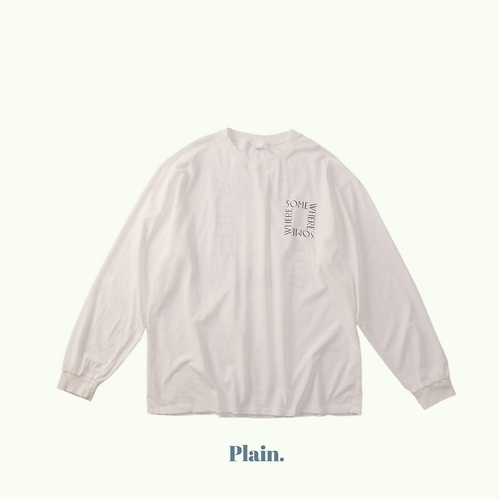 Plain - Korean Women Fashion - #thatsdarling - Somewhere Long Tee (MOM) - 3