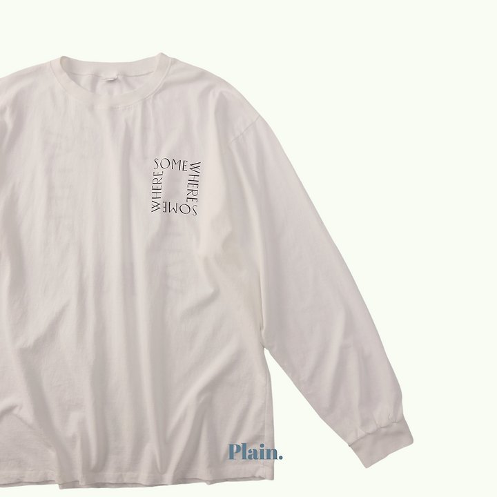 Plain - Korean Women Fashion - #womensfashion - Somewhere Long Tee (MOM) - 8
