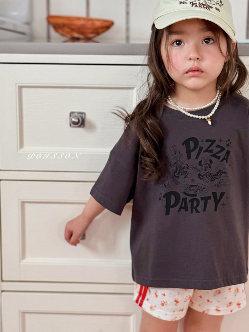 Poisson - Korean Children Fashion - #kidzfashiontrend - Mickey Pizza Tee - 4