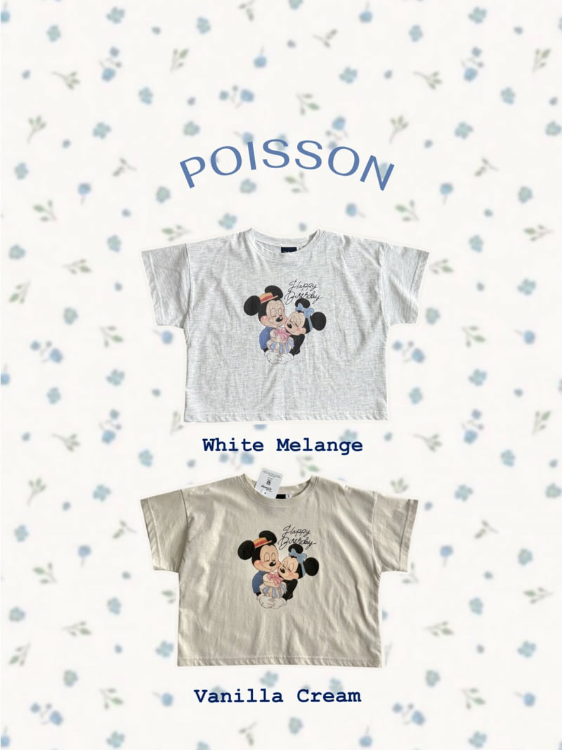 Poisson - Korean Children Fashion - #Kfashion4kids - Mickey Happy Tee - 3