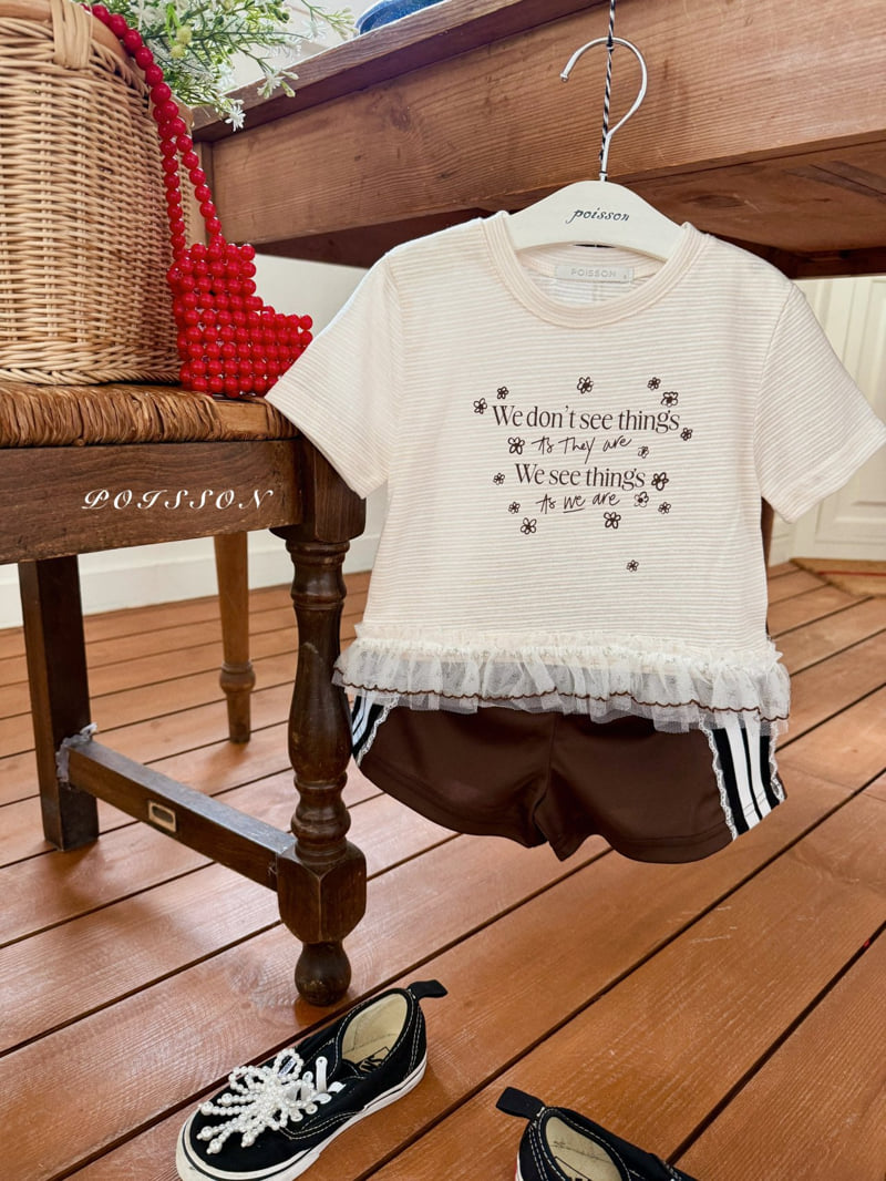 Poisson - Korean Children Fashion - #Kfashion4kids - Bloom Frill Tee - 6