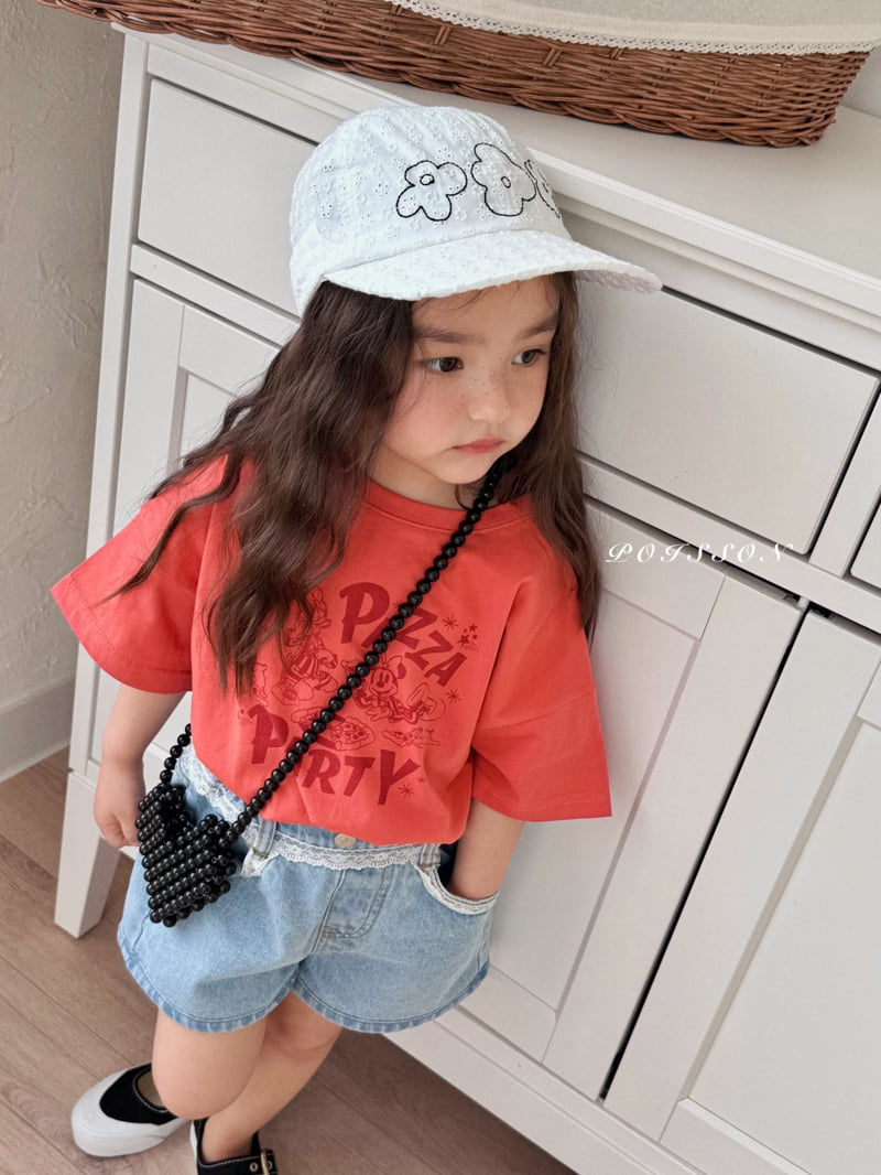 Poisson - Korean Children Fashion - #childofig - Mickey Pizza Tee - 10