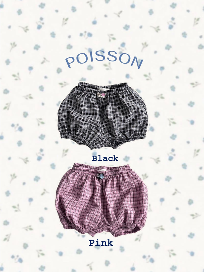 Poisson - Korean Children Fashion - #childofig - Check Bloomers - 4