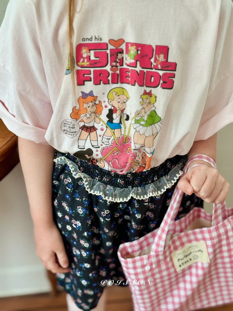 Poisson - Korean Children Fashion - #designkidswear - Girlfriends Tee - 4
