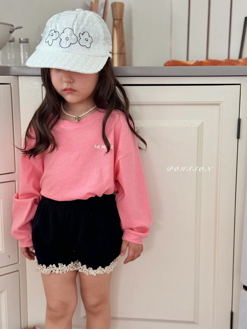 Poisson - Korean Children Fashion - #designkidswear - Waffle Pumpkin Shorts - 4