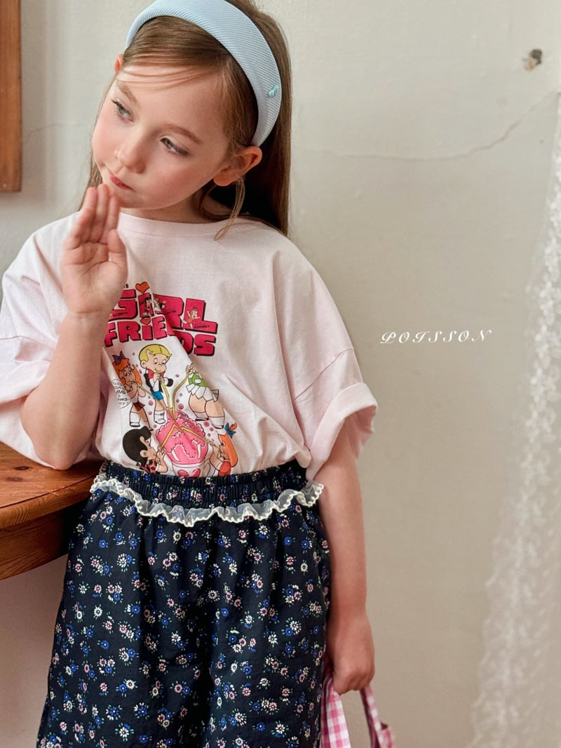 Poisson - Korean Children Fashion - #fashionkids - Girlfriends Tee - 5