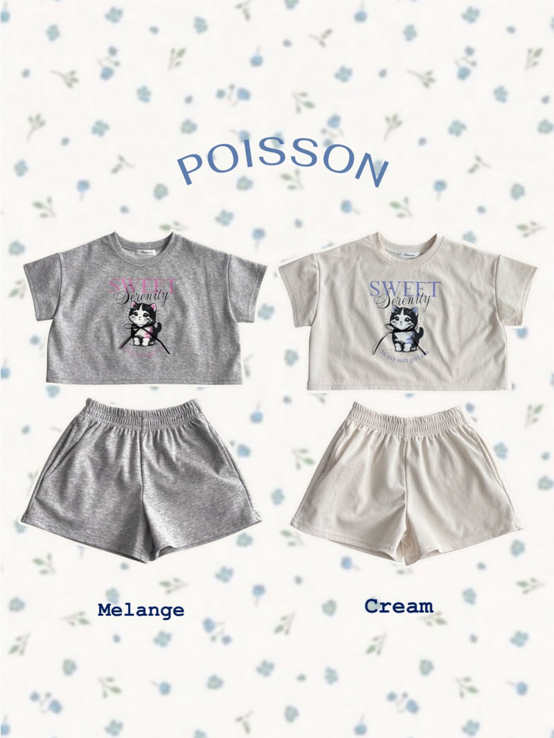 Poisson - Korean Children Fashion - #fashionkids - Sweet Cat Set-Up - 3