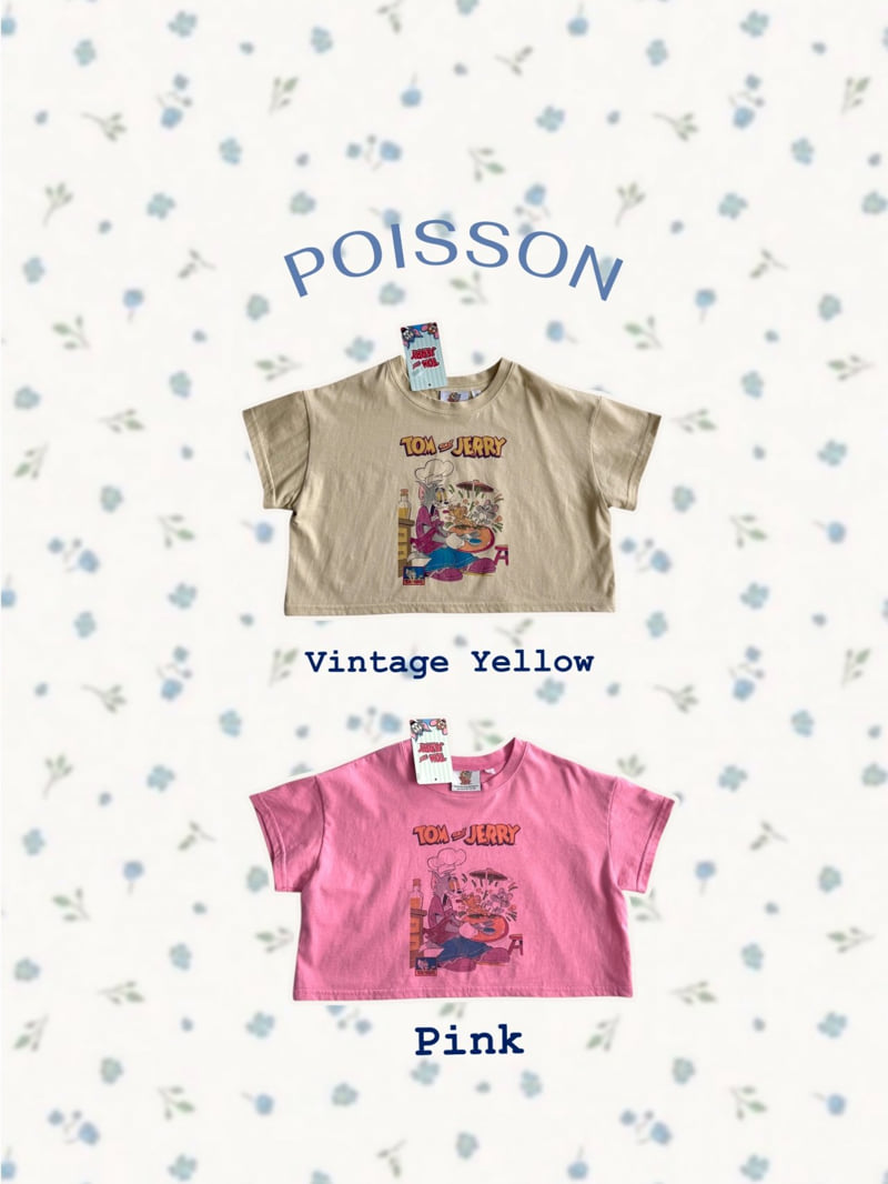 Poisson - Korean Children Fashion - #kidsshorts - Tom Jerry Tee - 3