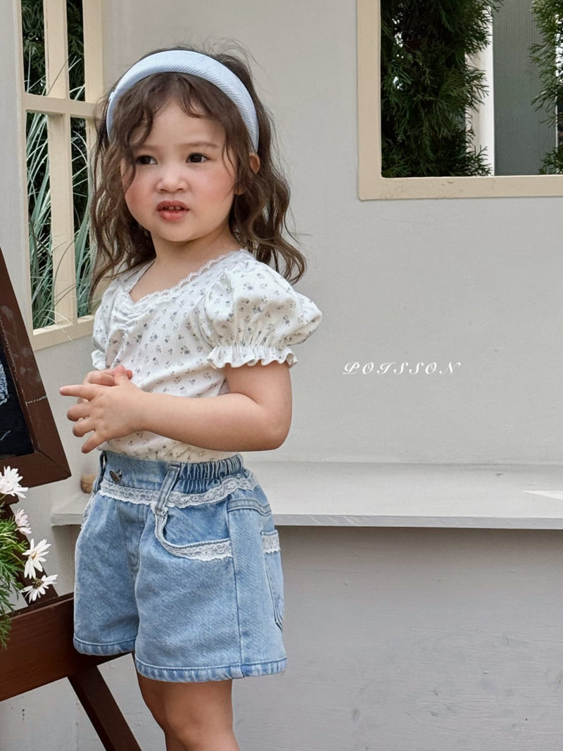 Poisson - Korean Children Fashion - #kidsshorts - Milky Ribbon Band - 12