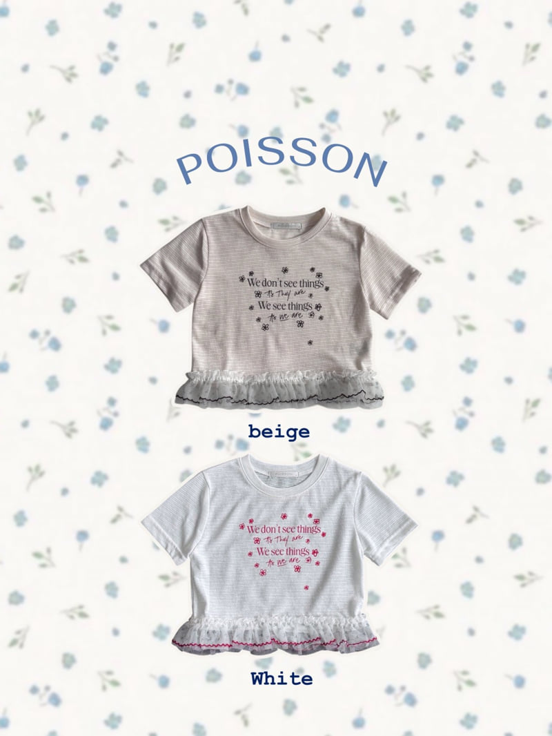 Poisson - Korean Children Fashion - #kidsshorts - Bloom Frill Tee - 3