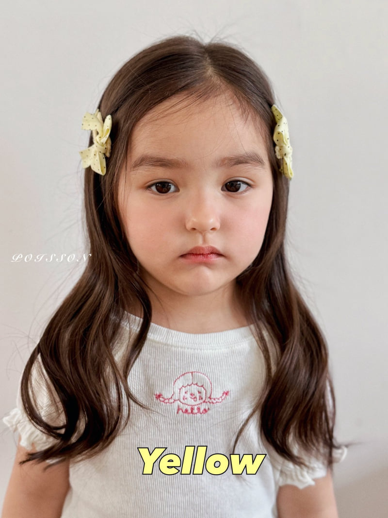 Poisson - Korean Children Fashion - #kidsstore - Madeleine Ribbon Hairpin - 11