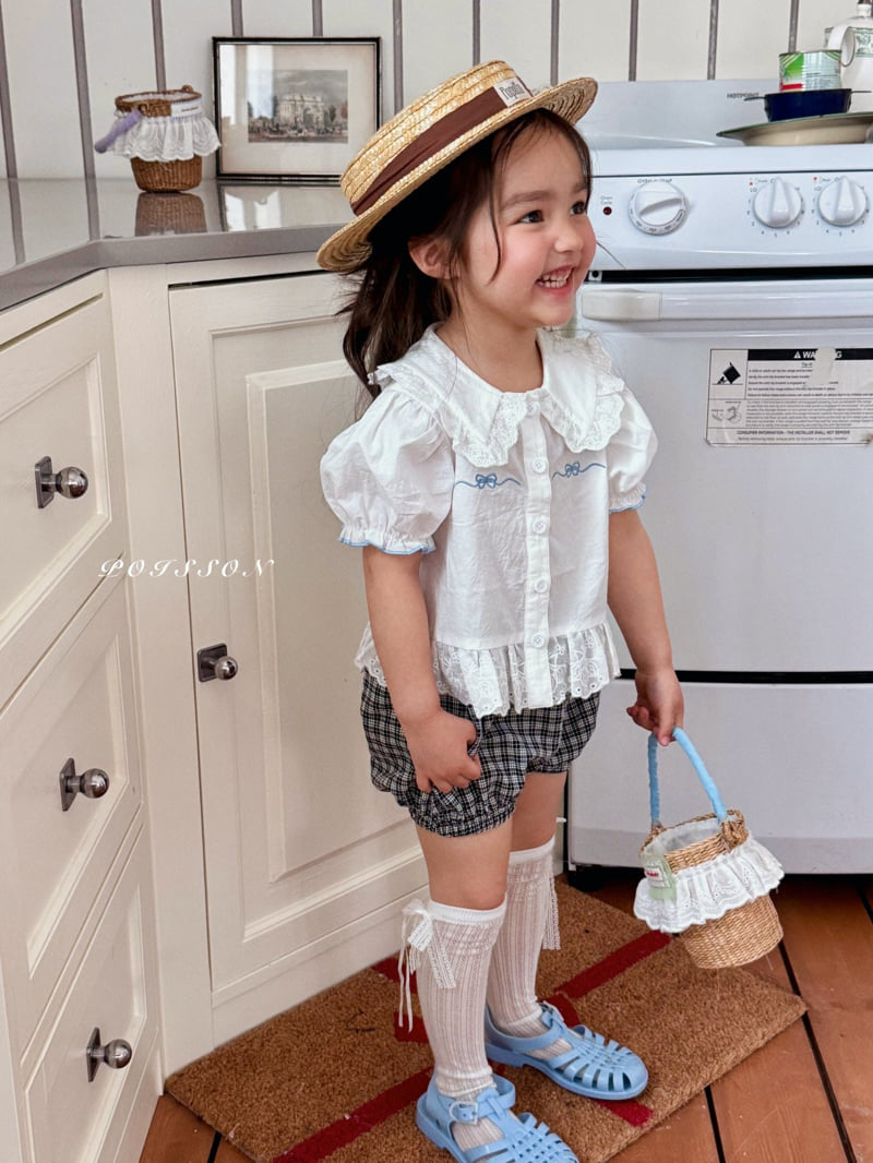 Poisson - Korean Children Fashion - #kidsstore - Check Bloomers - 9
