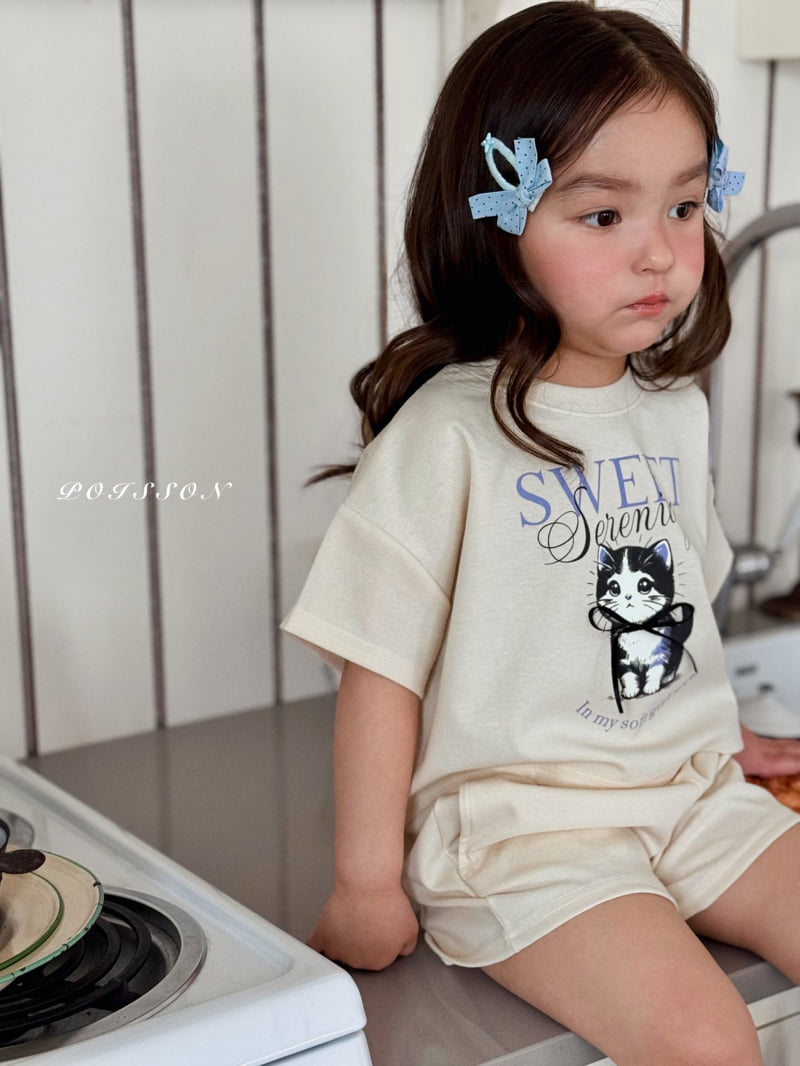 Poisson - Korean Children Fashion - #kidsstore - Sweet Cat Set-Up - 5