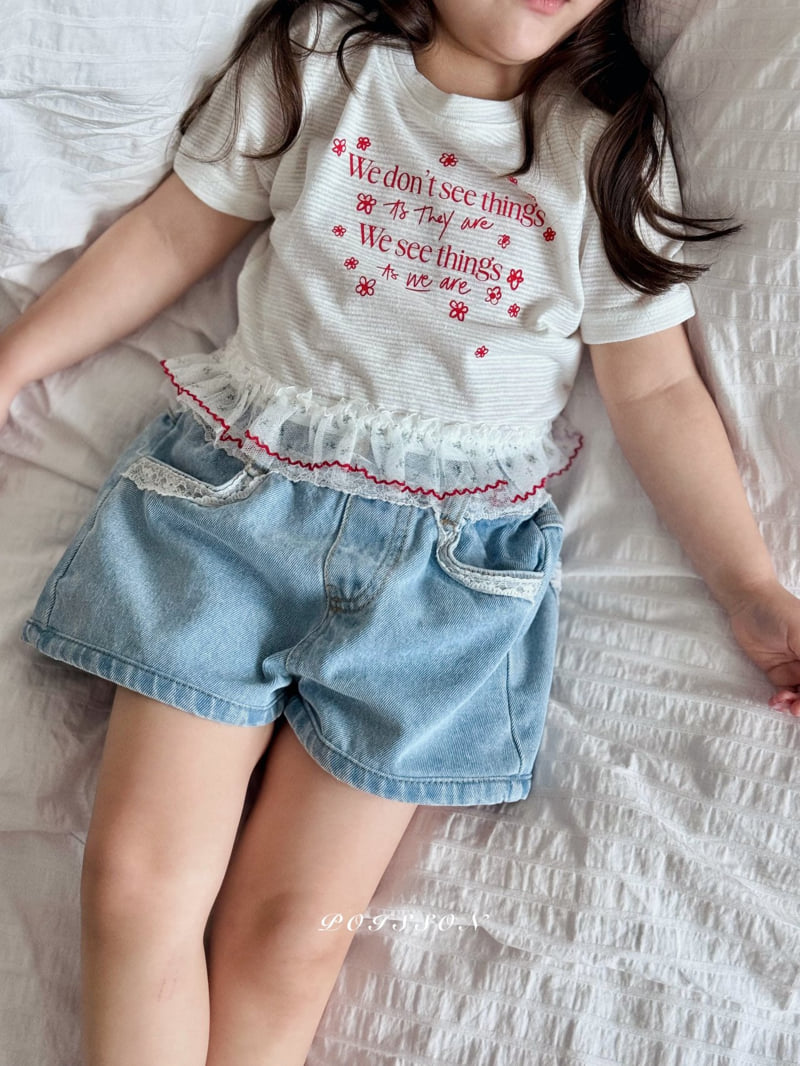 Poisson - Korean Children Fashion - #kidzfashiontrend - Vintage Lace Shorts - 8
