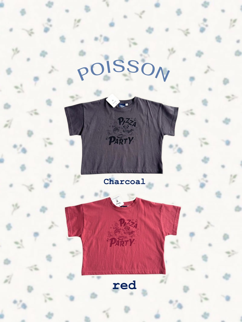 Poisson - Korean Children Fashion - #kidzfashiontrend - Mickey Pizza Tee - 3